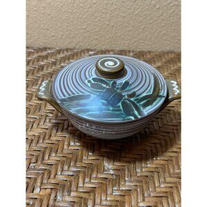 Vintage Craftman China Hand Craft Japan #378 Handled Sugar Bowl  Iris